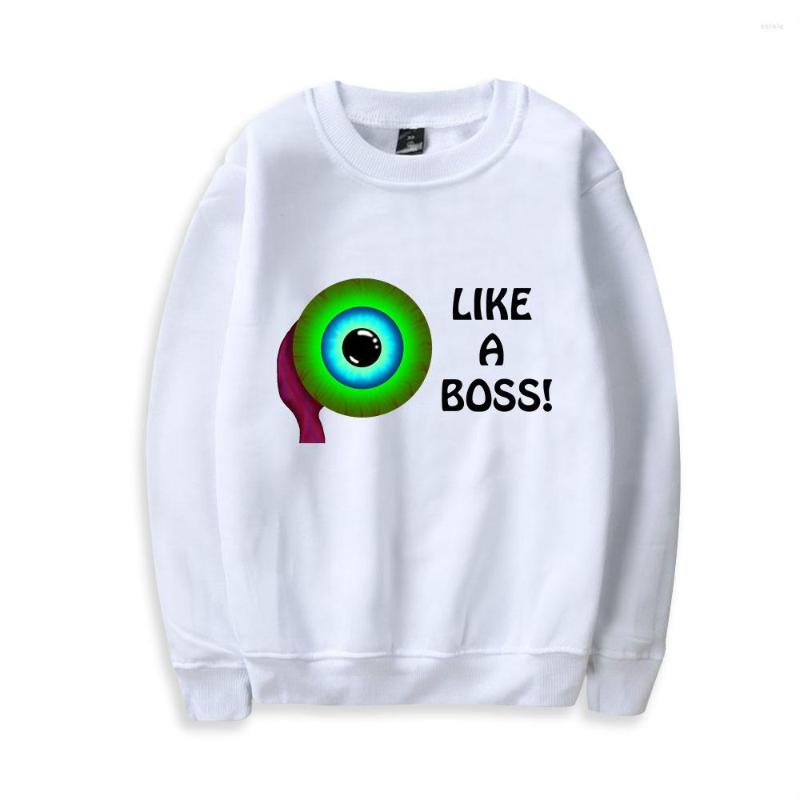 

Men's Hoodies WAWNI Jacksepticeye O-neck Sweatshirts Unisex Loose Sweatshirt Pullover Harajuku Breathable Oversized Casual Top Cosplay, Black