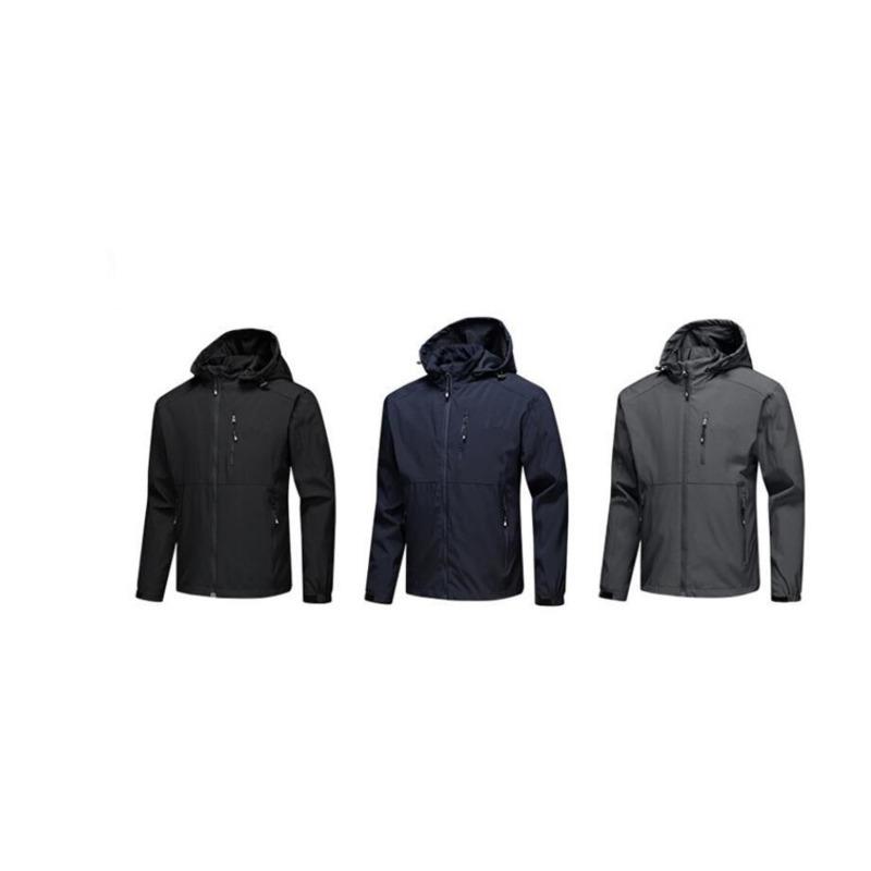 

Men Jacket Thin Outdoor Windbreakers Coat Breathable Cycling Waterproof Mountaineering Fishing Clothes, Black