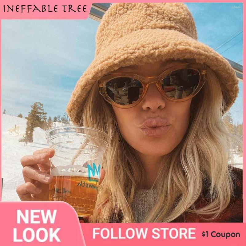 

Berets Lambswool Unisex Bucket Hats For Women Men Winter Outdoor Sun Visor Panama Fisherman Cap Letter Embroidered Wholesale Chapeau, 14