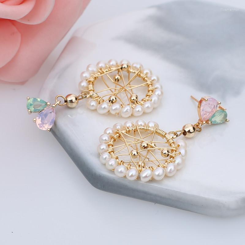 

Hoop Earrings 2022 Summer Compass Jewelry Pure Handmade Safe 925 Silver Stud 3mm Natural Real Pearl Women Earring