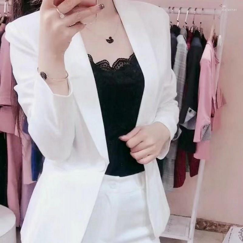 

Women's Two Piece Pants Ladies Office Professional Classic Black White Dress Suits Sets Fashion Female Slim Fit Elegant Blazers Suit