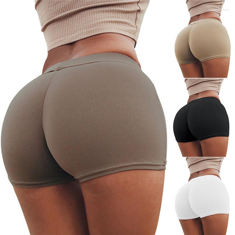

Active Shorts Women Lady Sports Workout Training Exercise Gym Skinny Elastic Fitness Leggings Female 5 Colors, Grey