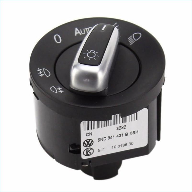 

Headlight Switch Tuke Oem Headlight Control Switch For Passat B6 B7 Tiguan Jetta Caddy Golf Mk6 Vi 6 Mk5 Fog Head Light Lamp Knob 5N Dh3Ft