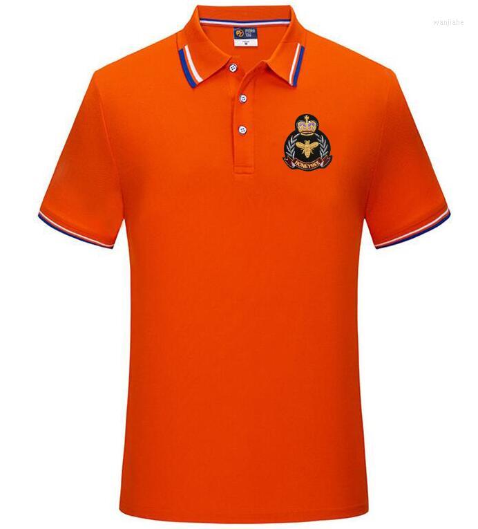 

Men's Polos 2022 Embroidery Polo Shirts Men Fashion Style Straight Short Sleeve High Quality Cotton, As show