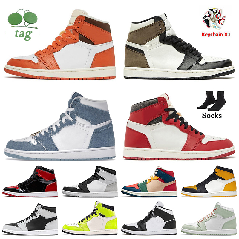 

Starfish 1s Basketball Shoes Jumpman 1 Dark Mocha Denim High OG Lost and Found Mid Homage Taxi Yellow Toe Patent Bred A Ma Maniere Women Mens Sports Trainers Sneakers, E30 offffwhite chicago 36-47
