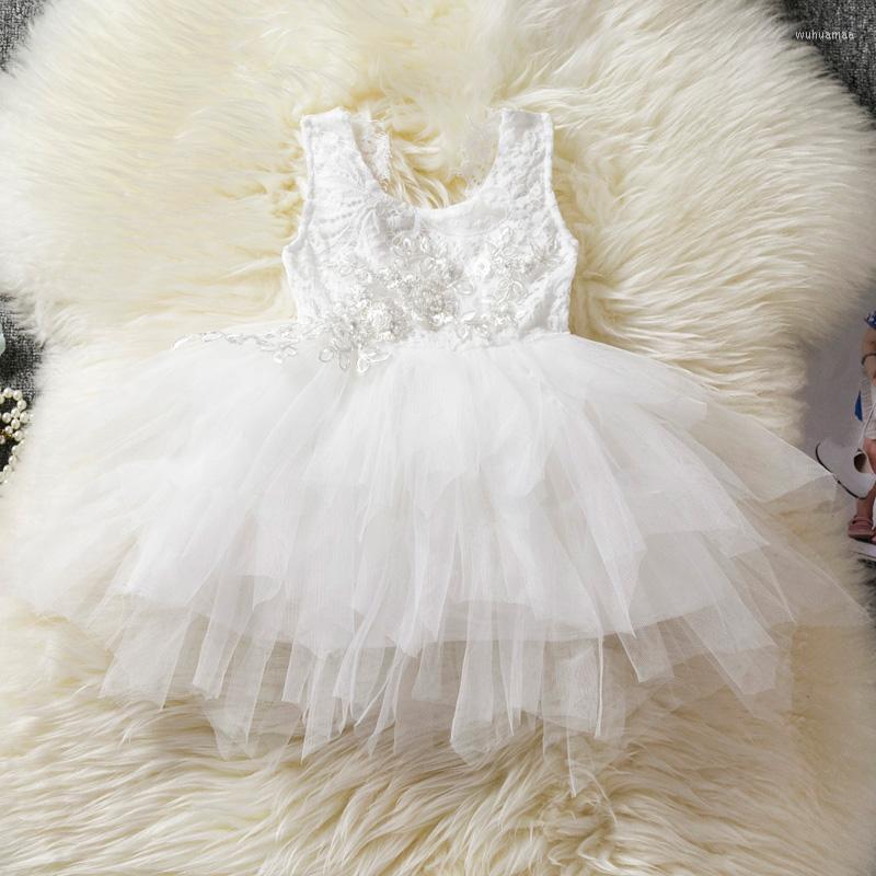 

Girl Dresses White Baby Dress Baptism Clothes 1 2 Year Birthday Outfit For Wedding Little Party Frocks Designs, Pink