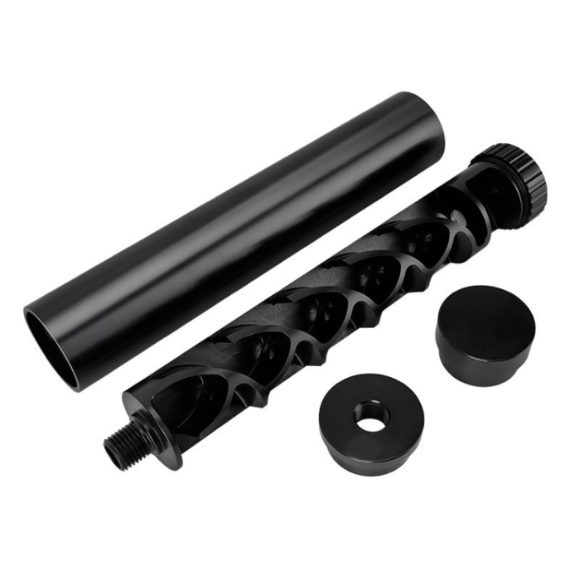 

Gen 3rd Fuel Filter 8.9''L 1.58''OD 0.4''ID 7075 Aluminum 1/2x28 or 5/8x24 Single Core Monocore Solvent Trap