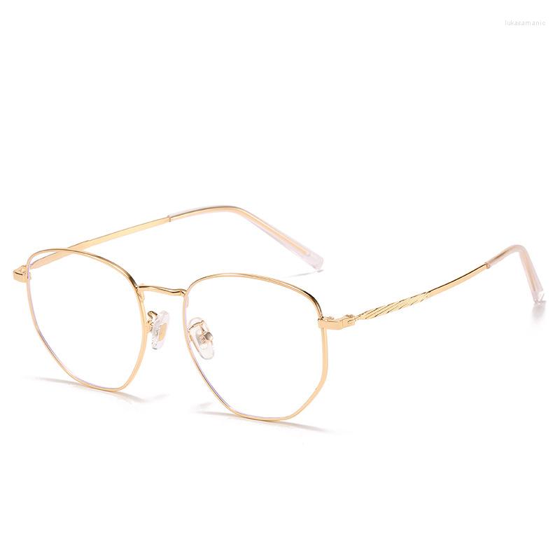 

Sunglasses -1.0-1.5-2.0-2.5 To -6.0Titanium AlloyTrendy Korean Student Glasses Round FrameTransparent Mirror Literary Frame Myopia
