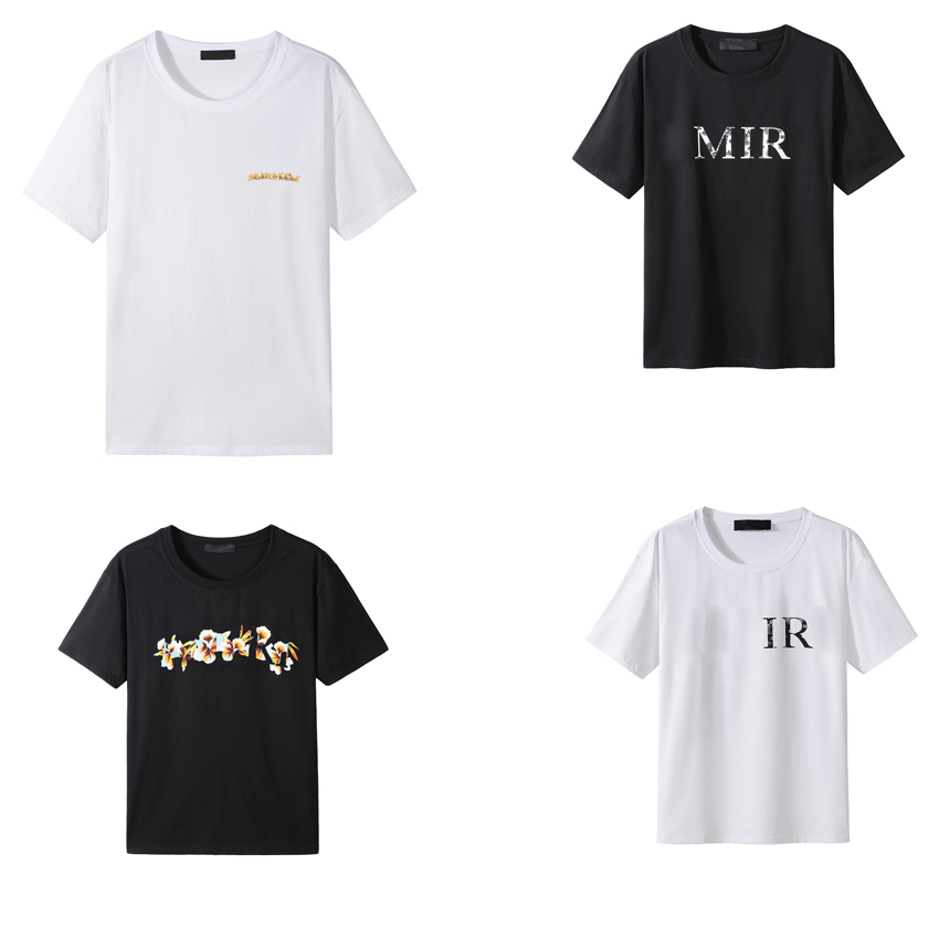 

Men t shirt Crew Neck sweatshirt Letter Print designer shirt Short Sleeve fashion tee Breathable Cotton clothes Casual Tees Luxury Hip Hop tops 15 styles black white