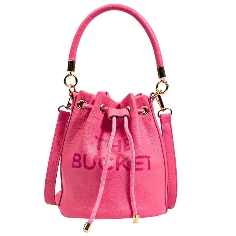 

The Bucket Bag Women Shoulder Handbags The Tote Bags Designer Fashion Famous Cross Body High Quality with Who, Red