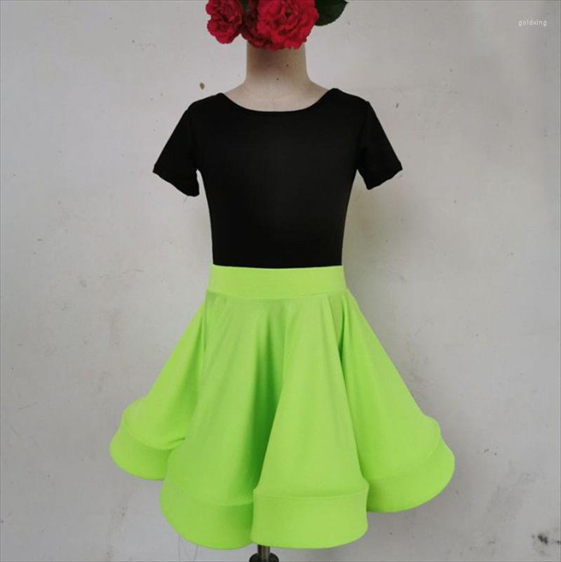 

Stage Wear Autumn Thick Children's Dance Test Clothes Practice Latin Gym Tight Waist Ballet, White