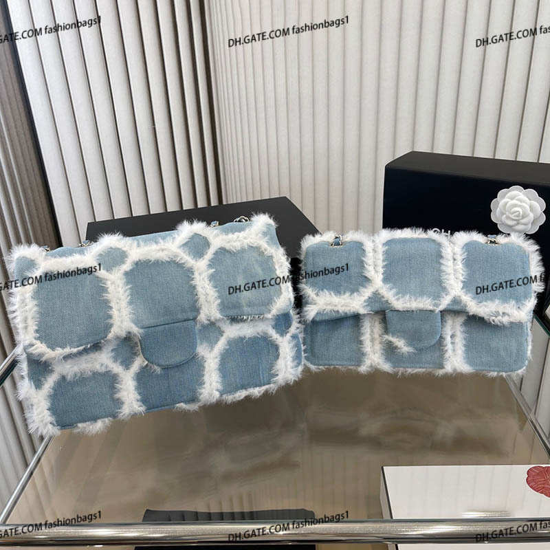 

Luxury Women Denim Designer Crossbody Bag Canvas Quiet Fashion Classic Flap Handbags Large Capacity Shopping Makeup Portable Suitcases Clutch Multi Pochettes, Blue