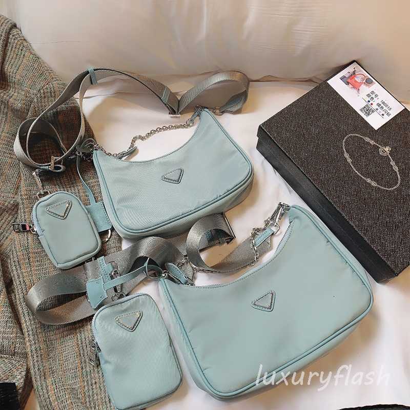 

Hobo Bags Black Brand Purses Nylon Luxurys Triangle Designers Wallet Fashion Women High Quality Crossbody Bag Europe and America 2022 Ladies, Box(not sold separately)