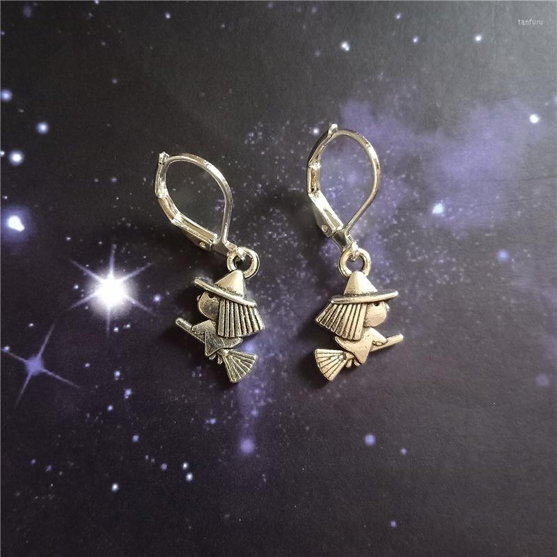 

Dangle Earrings Witch Cute Cartoon Earring Halloween For Girls Lever Back