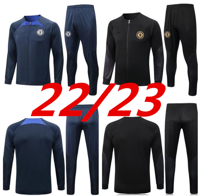 

2022 CFC Soccer adult Tracksuit STERLING ZIYECH PULISIC MOUNT KANTE HAVERTZ WERNER CHILWELL football Che22lsea23 Jacket training suit jogging Survetement 999, Red