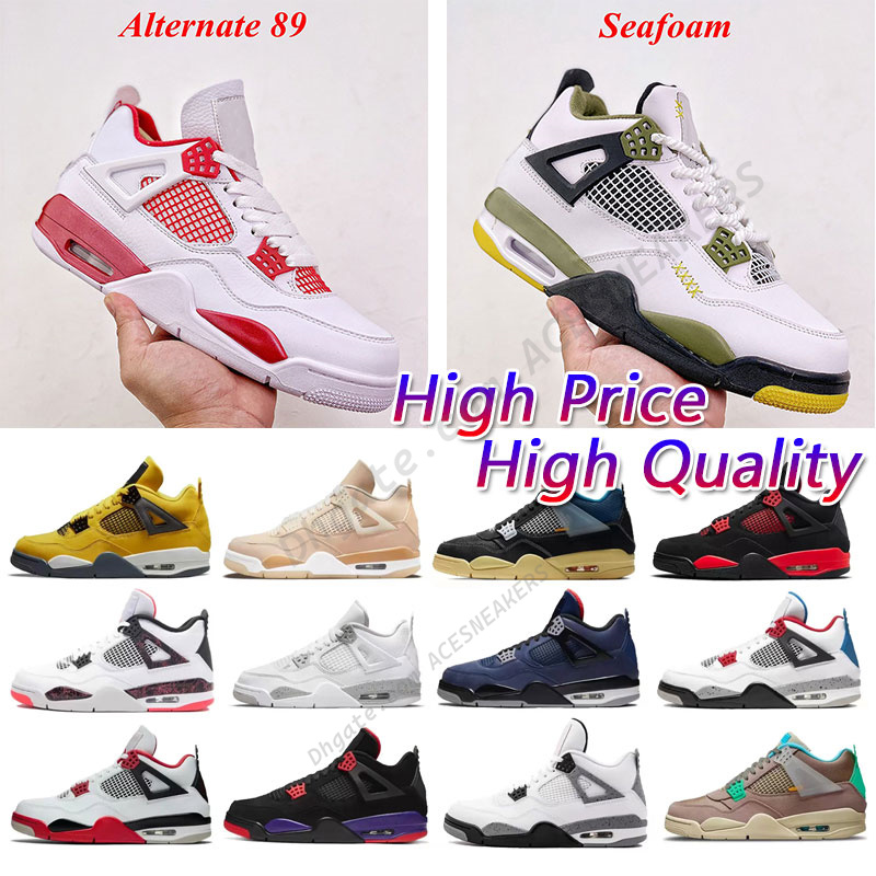

Jorda 4 Classic J4 designer Basketball Shoes US 13 Men Trainers Offs White Oreo Sports Midnight Navy 4s Jumpman Canyon Purple Women Military Jorden Sneakers Retro, As pic6