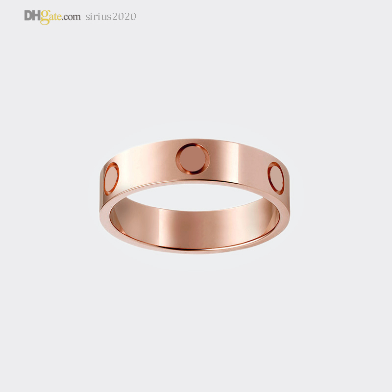 

Carti Band Ring Designer Rings Love Ring Rose Gold Women/Men Luxury Jewelry Titanium Steel Gold-Plated Never Fade Not Allergic 21491608