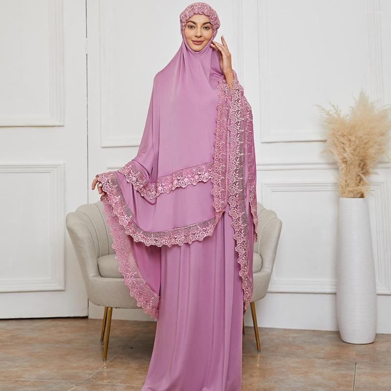 

Ethnic Clothing Ramadan Eid Muslim Prayer Garment Dress Women Abaya Jilbab Hijab Long Khimar Robe Abayas Islamic Niqab Djellaba Burka