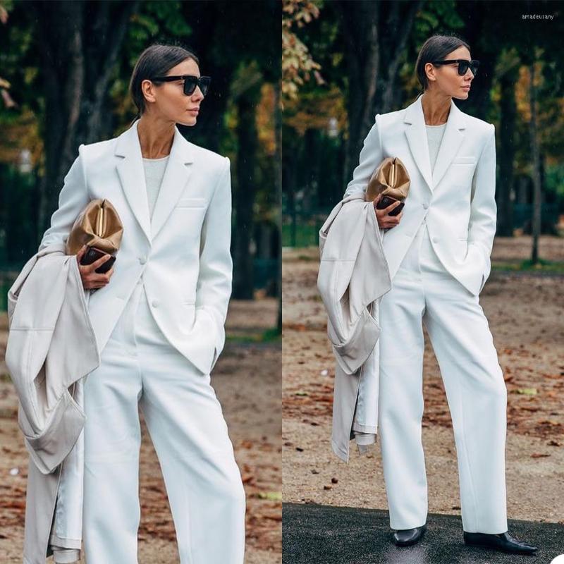 

Women's Two Piece Pants Elegant Fashion Women Suits Custom Made Notched Lapel Loose Blazer Streetwear Chic Casual Daily Coat 2 Pieces, Pink