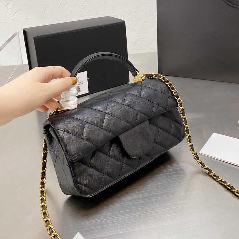 

Designer Handbag Shoulder Chain Bag Clutch Flap Totes Bags Wallet Check Velour Thread Purse Double Letters Solid Hasp Waist Square StripesQYB8