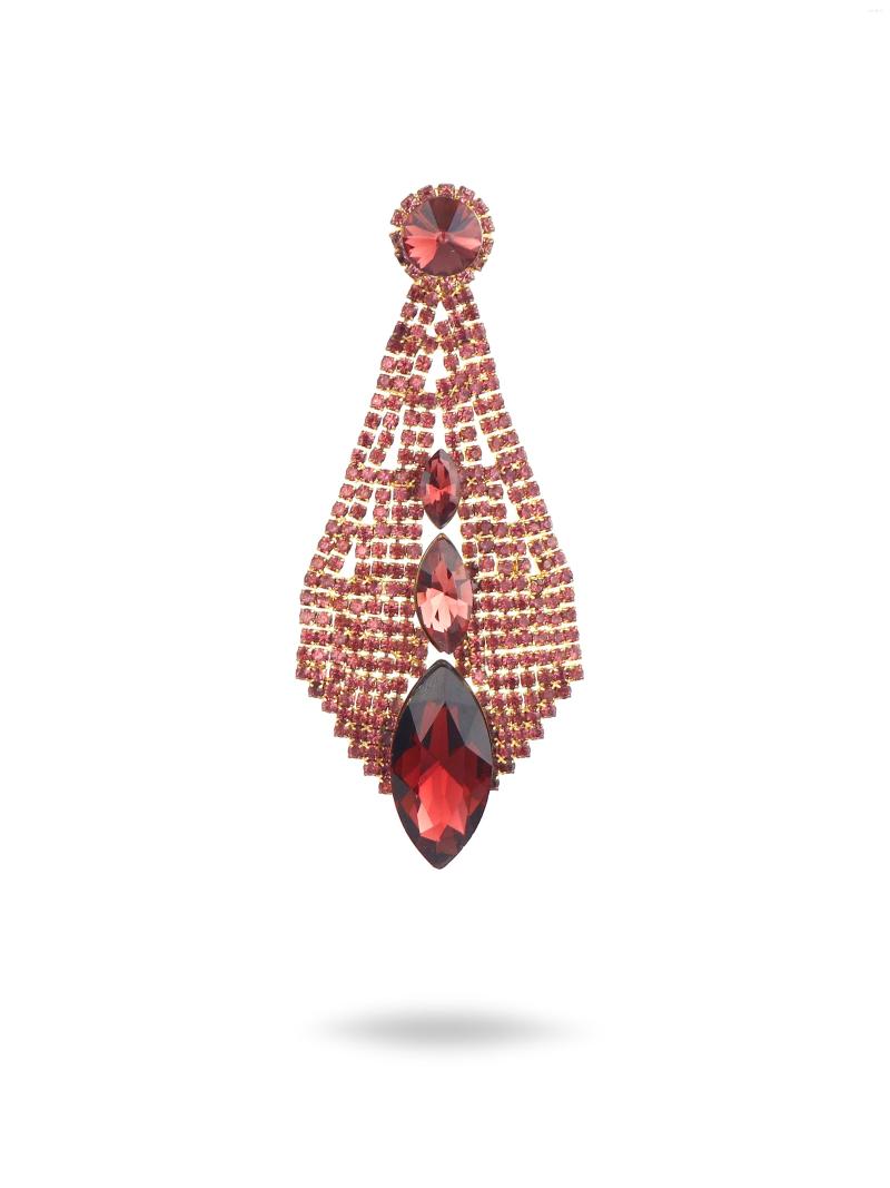 

Dangle Earrings OranEden 2022 Rhinestones With Crystal Luxury Water Drop Earring Bridal Wedding Party Jewelry Gift