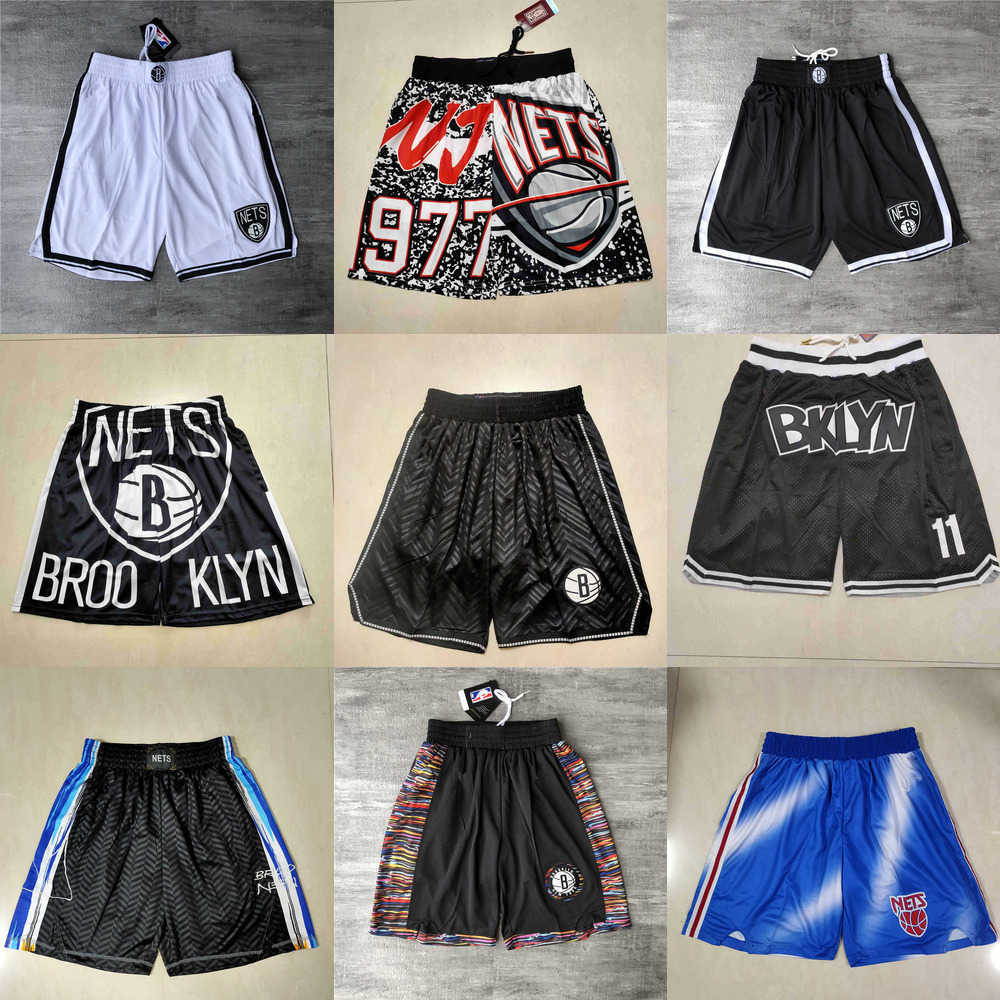

Brooklyn''Nets''men Throwback Basketball Shorts pocket red white, Color