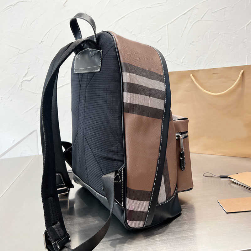 

Backpack Style Lage Tote Bag Tartan Shoulder Cross Body Bags Shopping Purse Plaid Cowhide Genuine Leather Internal Zipper Lady Evening Clutch fashionable trendy, 20cm