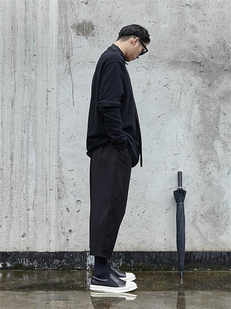 

Men' Pants Men' Harlan Spring And Autumn Classic Dark Fashion Versatile Casual Large Size, Black