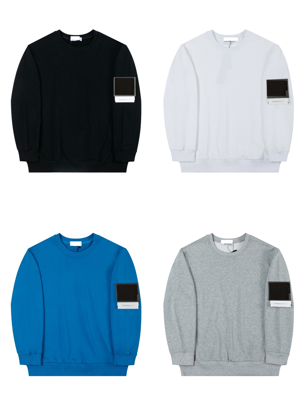 

23SS New STONE Men's Sweatshirts ISLAND Loose Hoodies Badge Embroidery Comfortable Cotton Simple Couple Sweatshirt pullover M-XXL 02