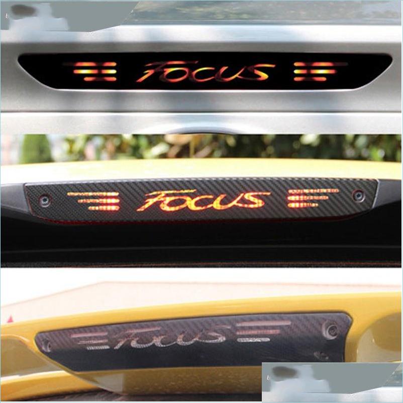 

Car Stickers Carbon Fiber Stickers And Decals High Mounted Stop Brake Lamp Light Car Styling For Ford Focus 2 3 Mk2 Mk3 2005 Accesso Dhupe, See pic