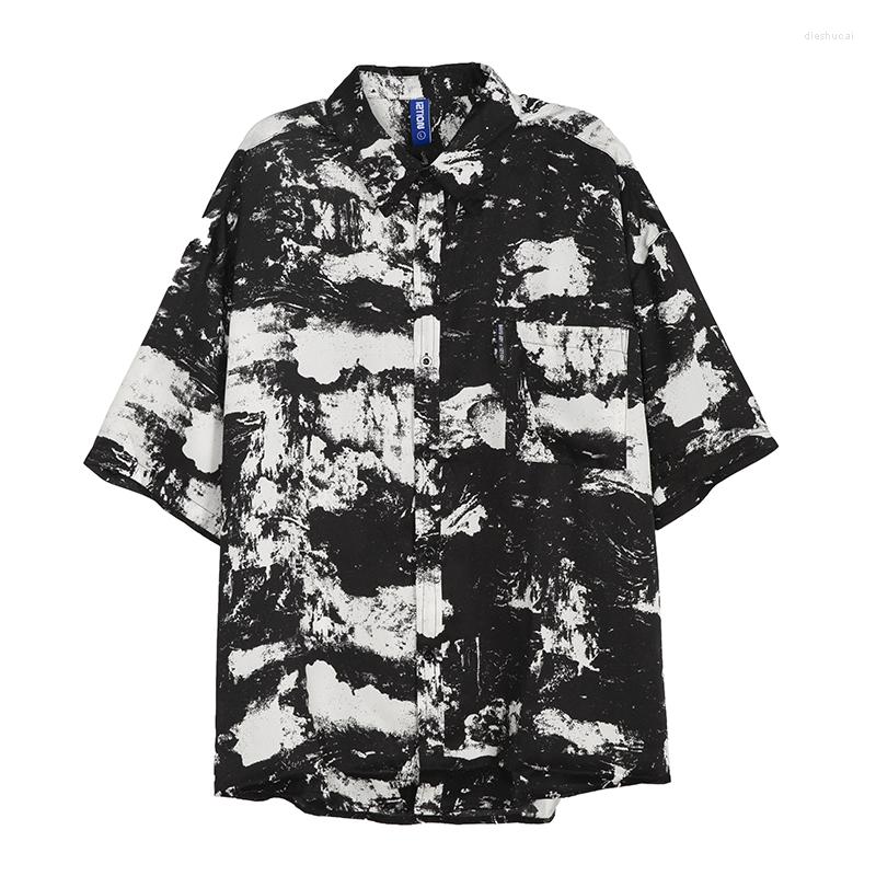 

Men's Casual Shirts A163 Fashion Men's 2022 Runway Luxury European Design Party Style Clothing, Picture shown