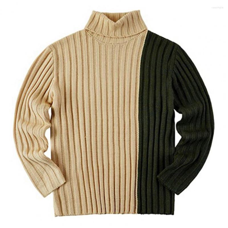 

Men's Sweaters Stylish Male Knitwear Comfy Long Sleeve Breathable Winter Sweater Cold Resistant, Apricot