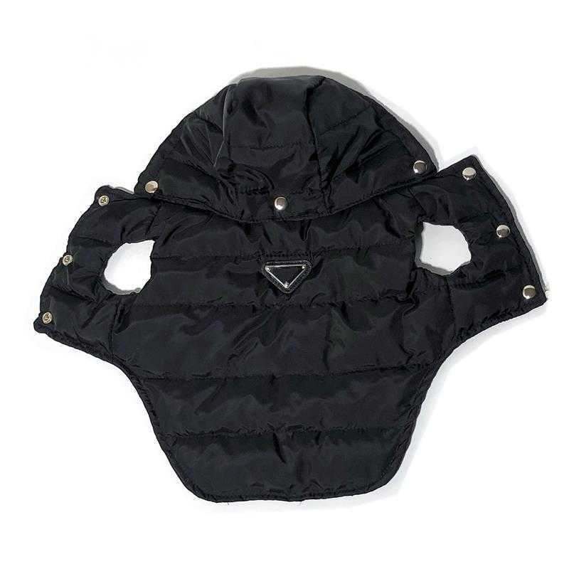 

Dog Clothes Winter Designer Coat Warm Dog Apparel Waterproof Windproof Pet Vest Cold Weather Puppy Jacket With Hats For  Medium Large, Black