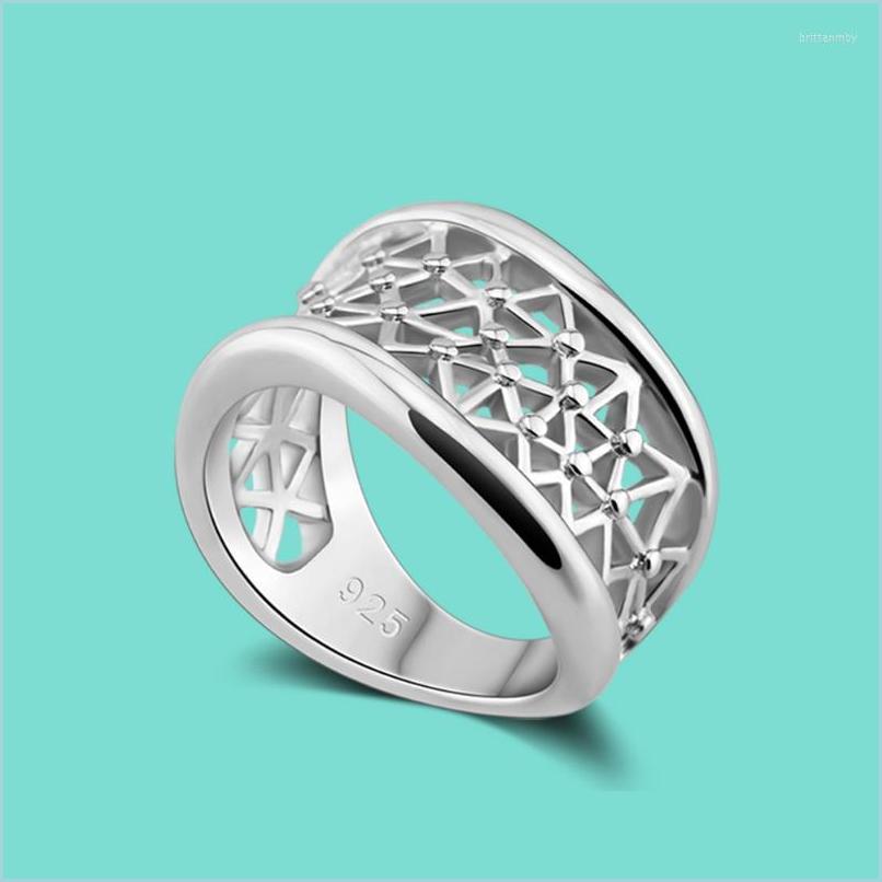 

Cluster Rings Cluster Rings Womens 925 Sterling Sier Ring Genuine Hollow Design Tail 510 Charm Jewelrycluster Drop Delivery 2022 Jewe Dhq7Q