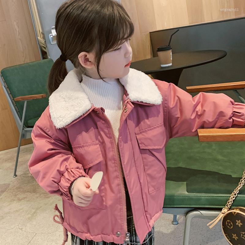

Coat 2-6Yrs Children's Casual Outerwear Girl Cold Winter Warm Hooded Children Cotton-Padded Clothes Kids Down Jacket, Graph color ml59229