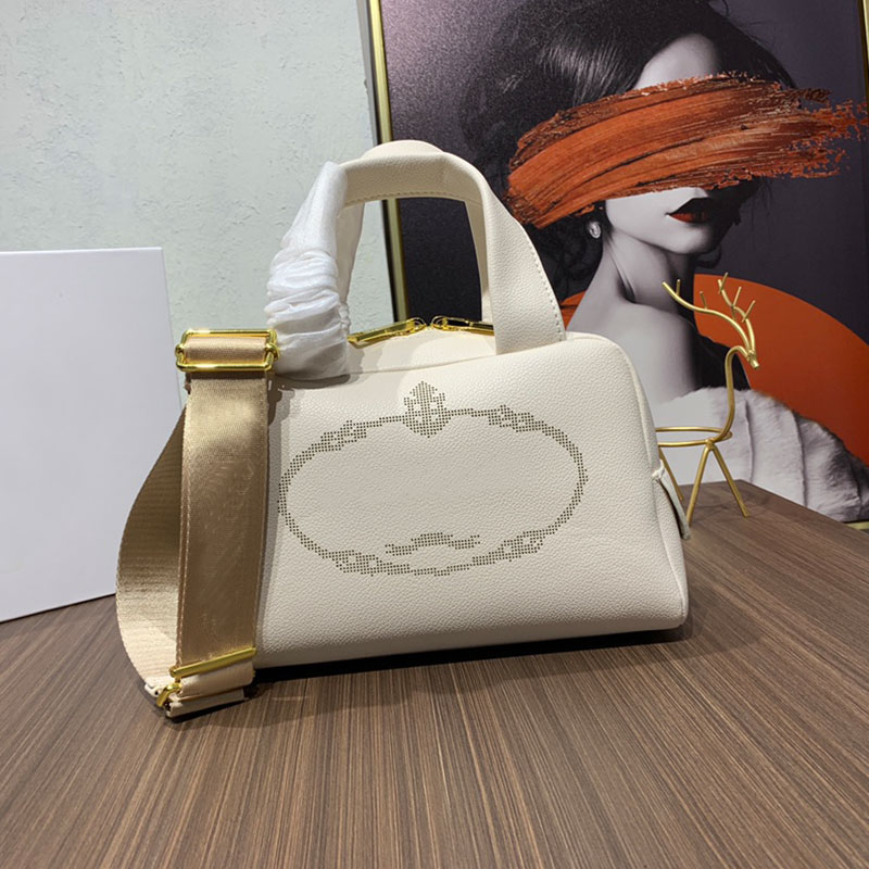 

Brique Postman Bag Women Tote Handbags Crossbody Bags Pillow Handbag Wide Canvas Shoulder Belt Cowhide Leather Triangle Pattern Zipper Pocket
