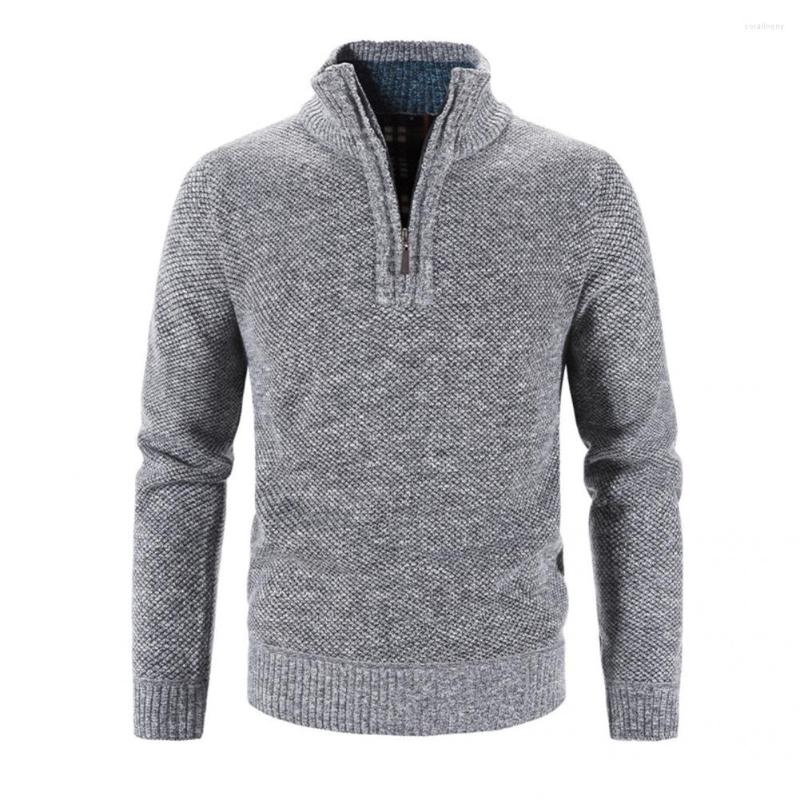 

Men's Sweaters Comfy Trendy Solid Color Knitted Sweater Autumn Winter Pullover Outerwear, Blue