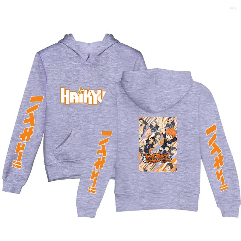 

Men's Hoodies Haikyuu Hoodie 2022 Anime Volleyball Teenager Hooded Hoody Children's Spring Autumn Clothing Wholesale Retail, Nb00669-black