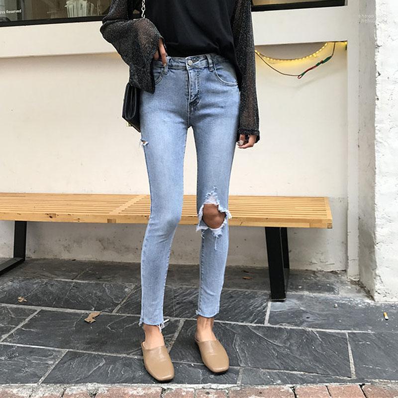 

Women' Jeans Women' 2022 Vintage Chic High Waist Blue Skinny Woman Ripped Mom Women Plus Size Stretch Ladies Denim Femme, Picture shown