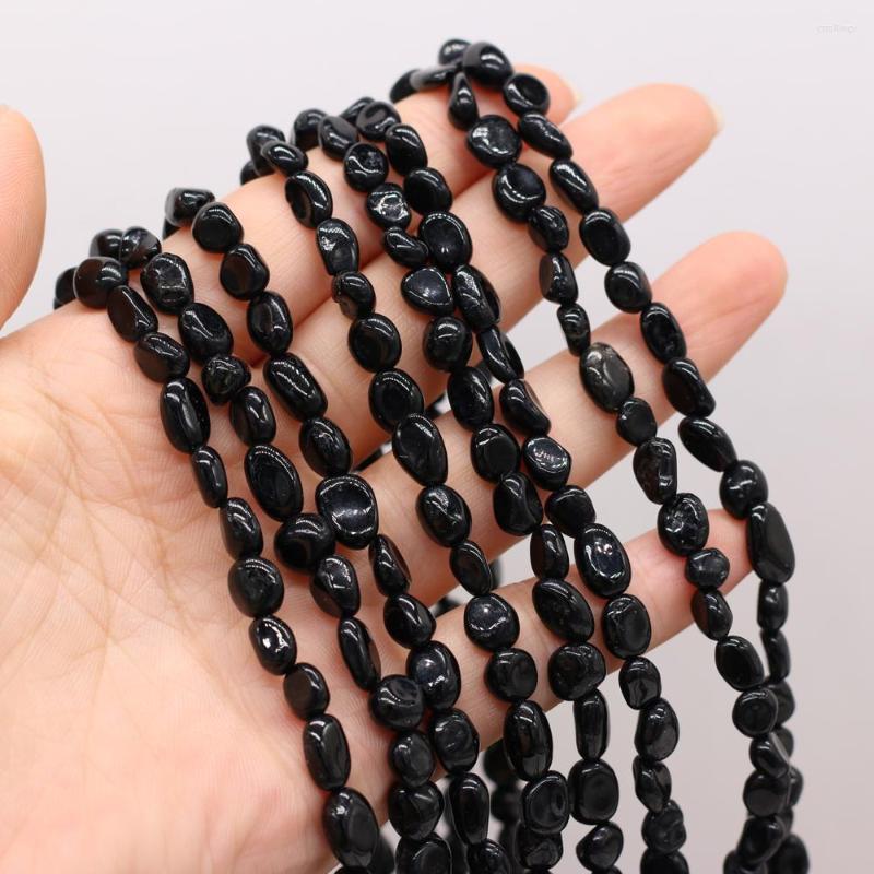

Beads Natural Obsidian Beaded Irregular Shape For Jewelry Making DIY Necklace Bracelet Accessries 6-8mm