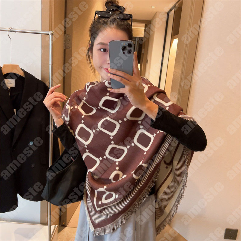 

Fashion Silk Scarf Designer Cashmere Scarf Men Womens Winter Scarves Classic Letter Long Shawl Wrap Ladies Luxury Wool Pashmina 140x140cm