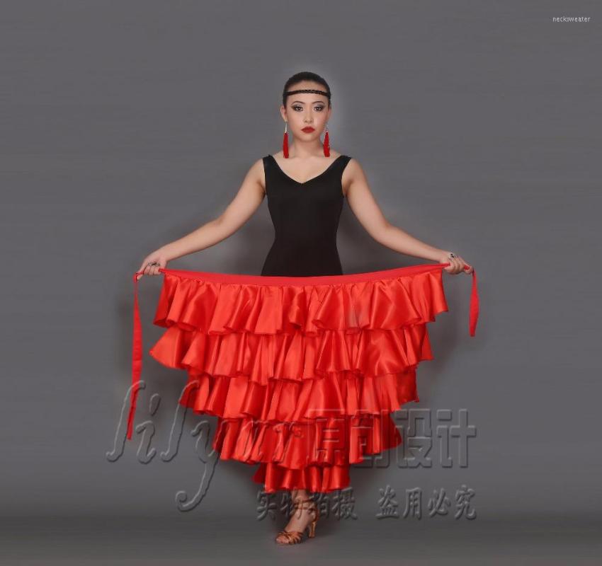 

Stage Wear Professional Customizable Girl Latin Dance Costumes Senior Sexy Stones Dress For Women Compeititon, Black