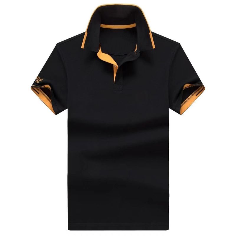 

Wholesale 2220 Summer New Polos Shirts European and American Men's Short Sleeves Casual Colorblock Cotton Large Size Embroidered Fashion T-Shirts S-2XL, Asian size