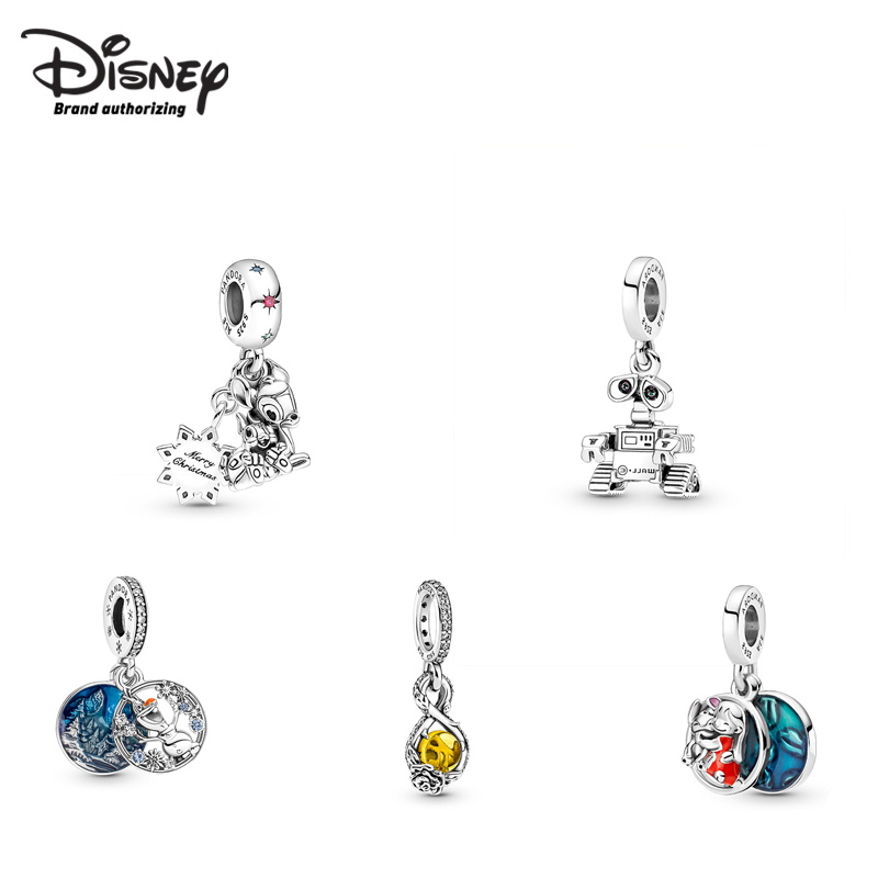 

Disney Jewelry Decorative String Retro Lovely Exquisite Craft 925 Silver Plated Fashion Design birthday gift, As picture