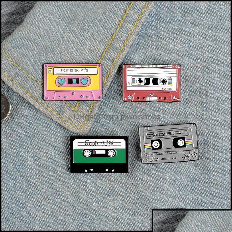 

Pins Brooches Pins Brooches Jewelry Creative European Cartoon Brooch Wholesale Enamel Tape Design Student Badge Christmas Gift Unis Otswr