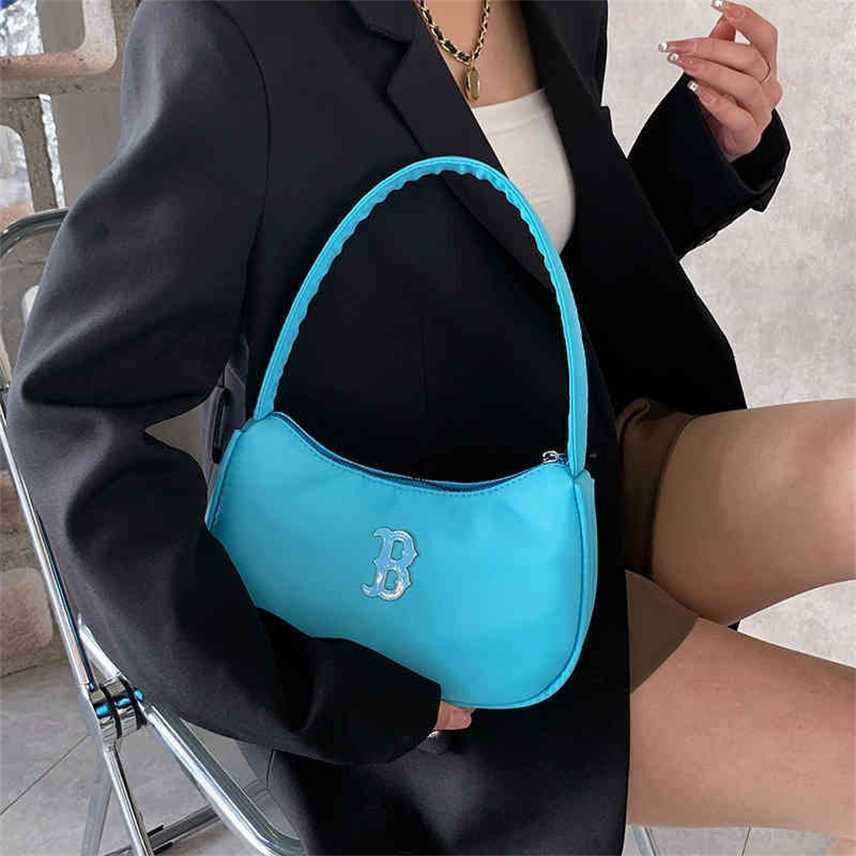 

Bags new nylon armpit bag women's 2022 summer leisure one shoulder hand Purses, Green