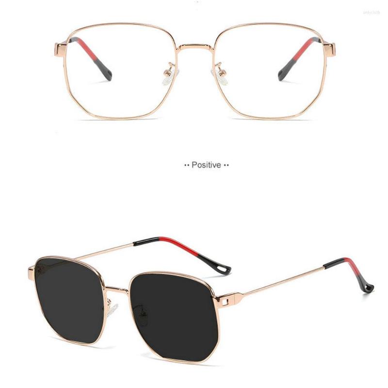 

Sunglasses Brand Design Discoloration Reading Glasses Men Women Presbyopia Hyperopia Gray Sun Pochromic Eyeglasses NX