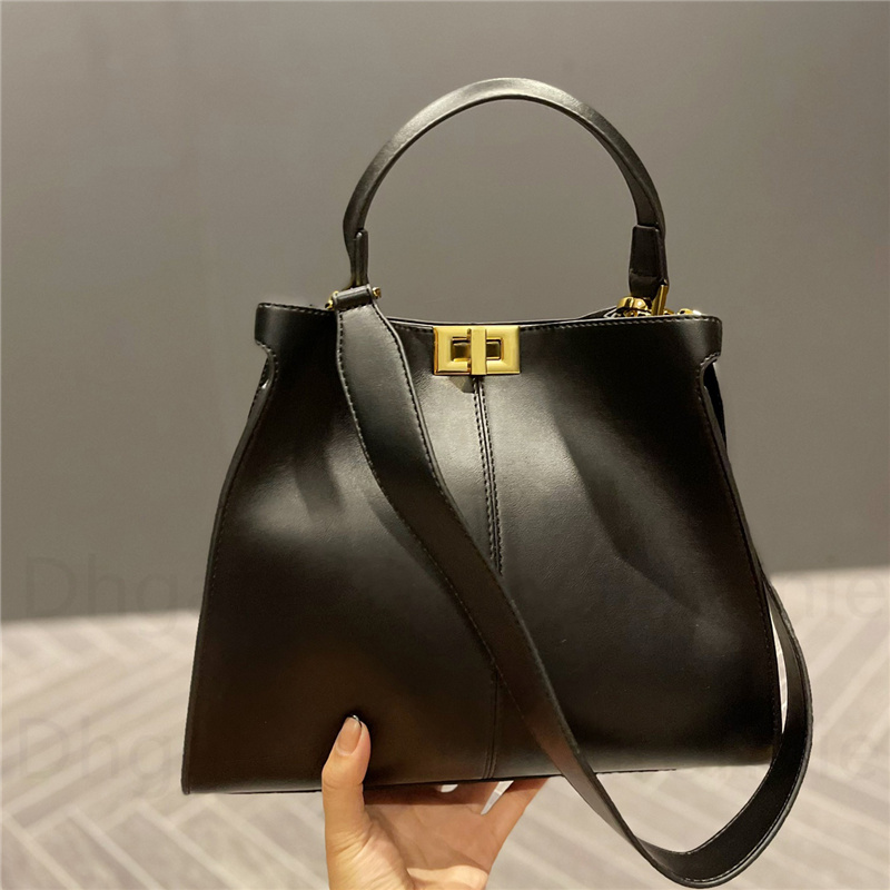

Elegant One Shoulder Bags Black Brown Luxurys Designers Bag 25CM Handbag Women Casual Totes Fashion Flap Handbags Crossbody Clutch Wallet Cross body 2023, Color b-with logo