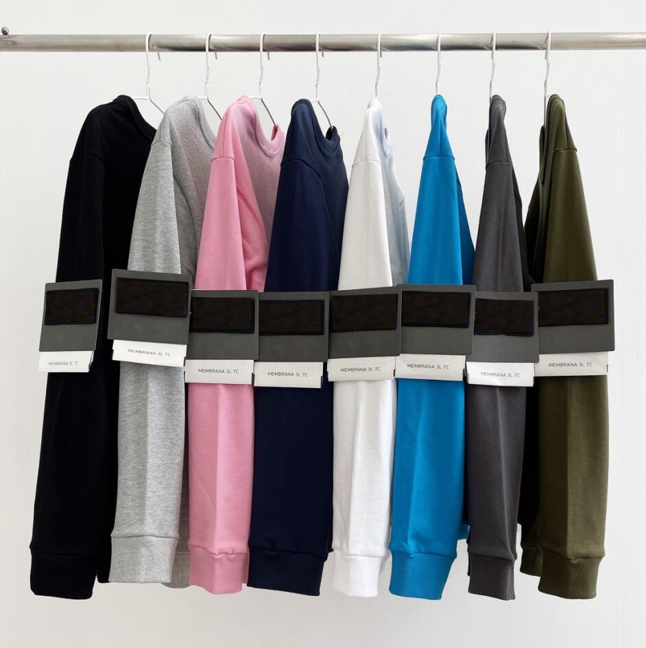 

23SS New STONE Men's Sweatshirts ISLAND Loose Hoodies Badge Embroidery Comfortable Cotton Simple Couple Sweatshirt pullover M-XXL 10