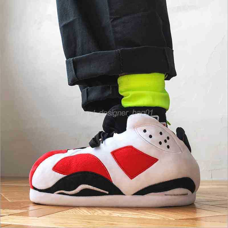 

Slippers Woman Soleslip Sneaker Slippers qwertyui879 Plush Shoes Lace Up Winter Trendy Design Comfy Cozy Men And For Lounging Zapatillas De Casa 103122H, As shown
